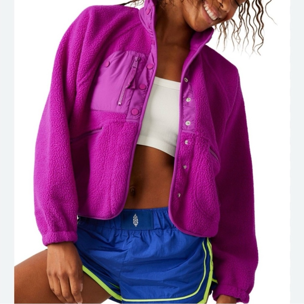 FP MOVEMENT Hit The Slopes Jacket (M) in Vivid Violet